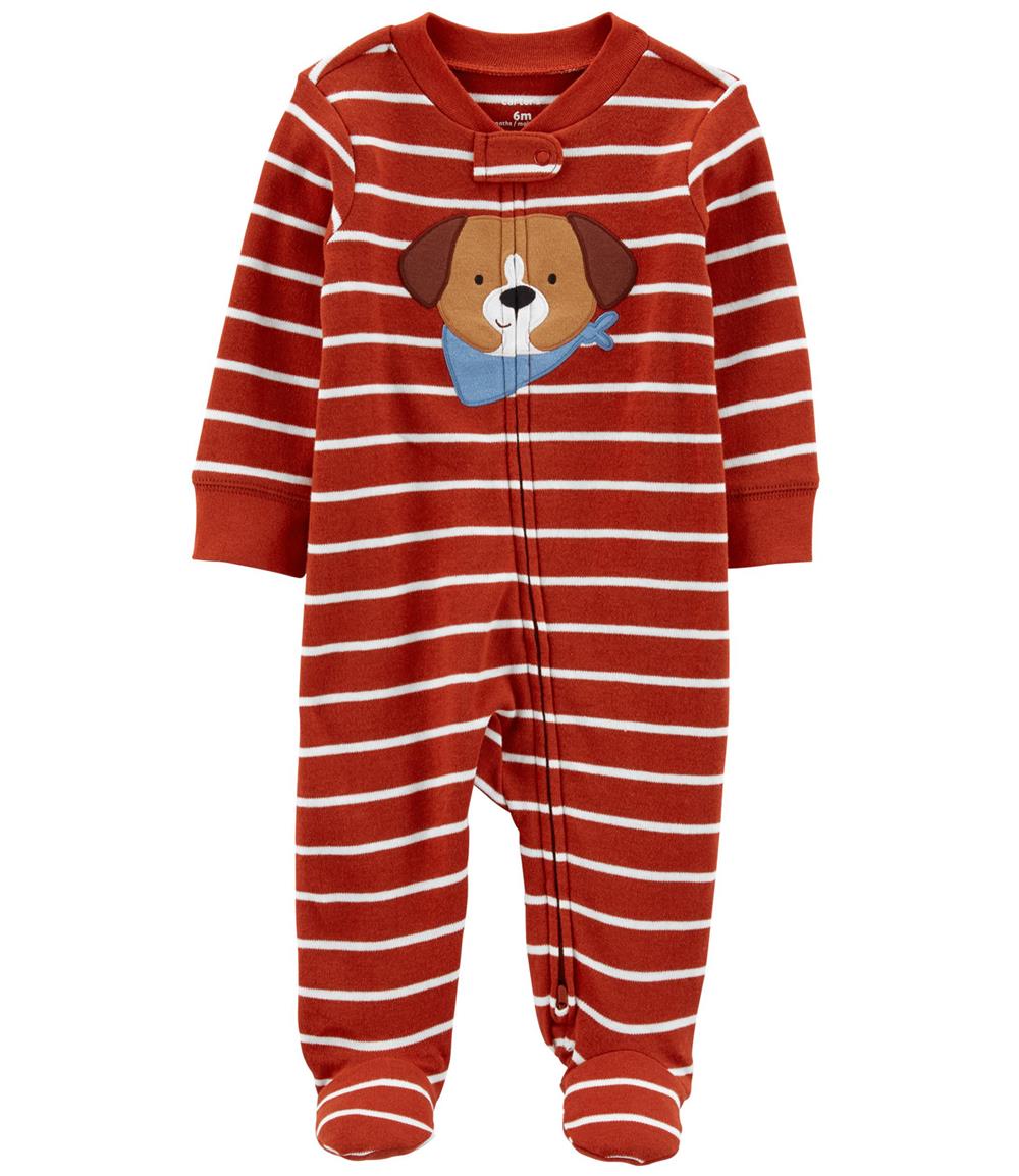 Carters Boys 0-9 Months Dog Zip-Up Cotton Sleep & Play