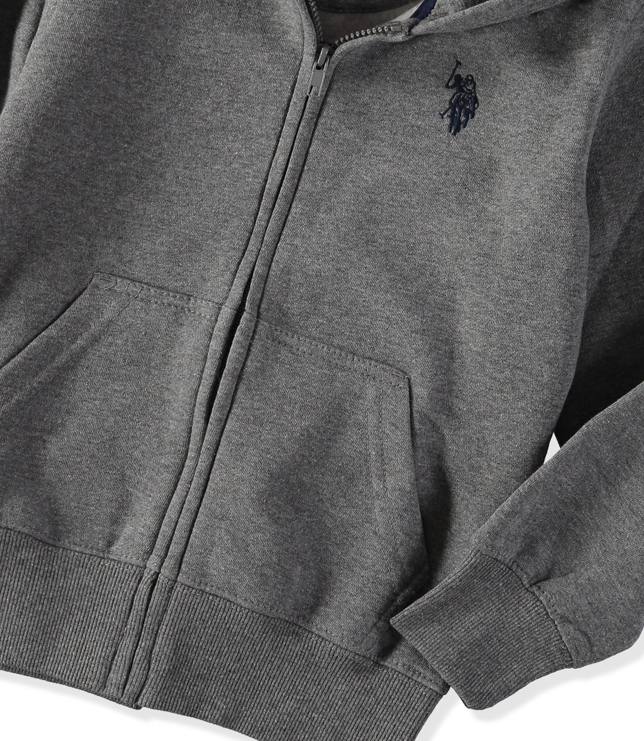 U.S. Polo Assn. Boys 4-20 Classic Fleece Zip Hoodie