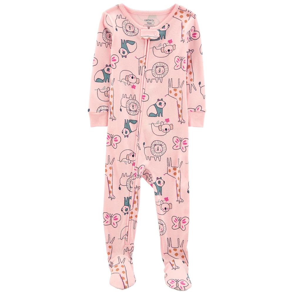 Carters 1-Piece 100% Snug Fit Cotton Footie PJs