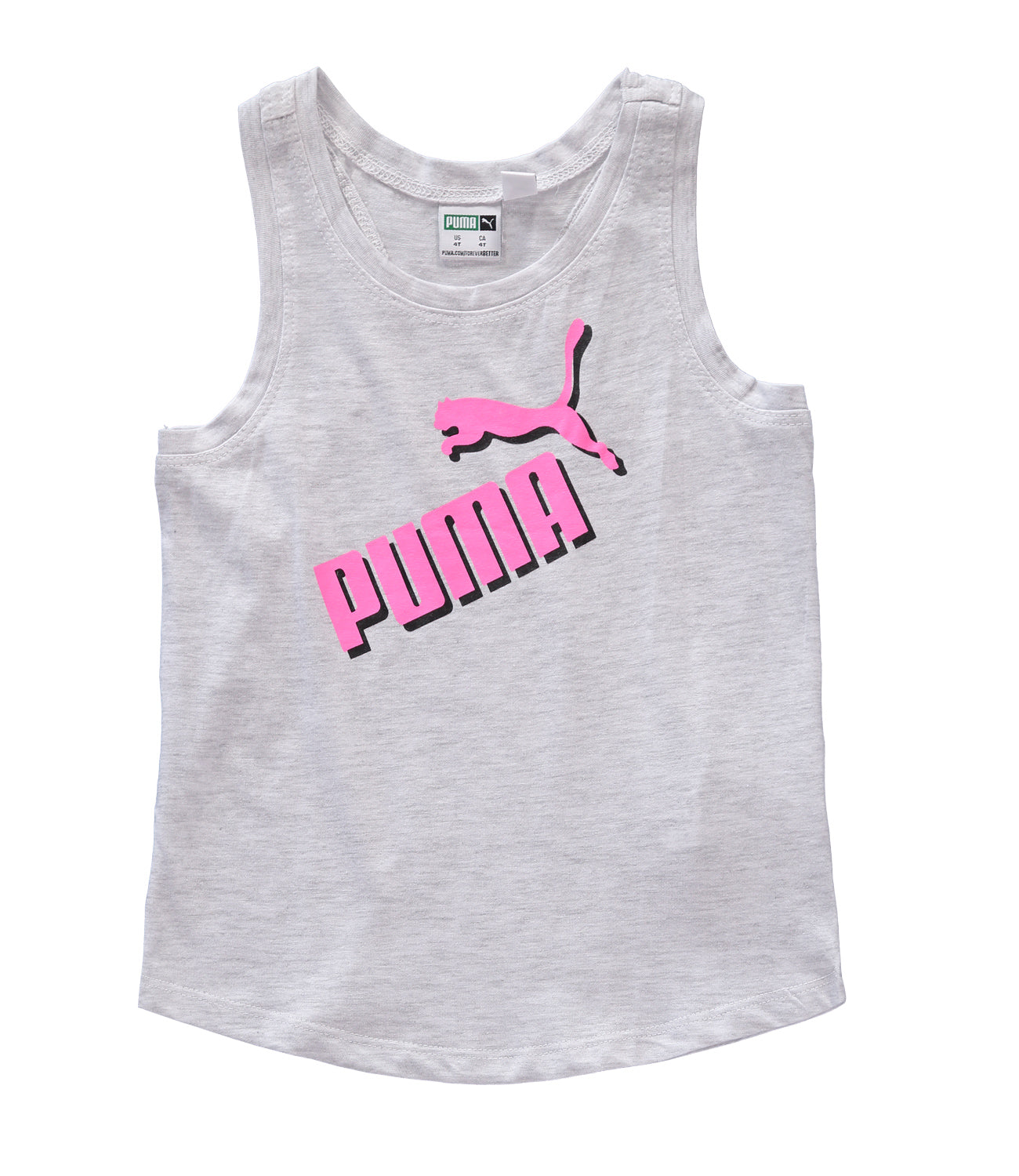 PUMA Girls 2T-4T T-Shirt, Tank and Short 3-Piece Set