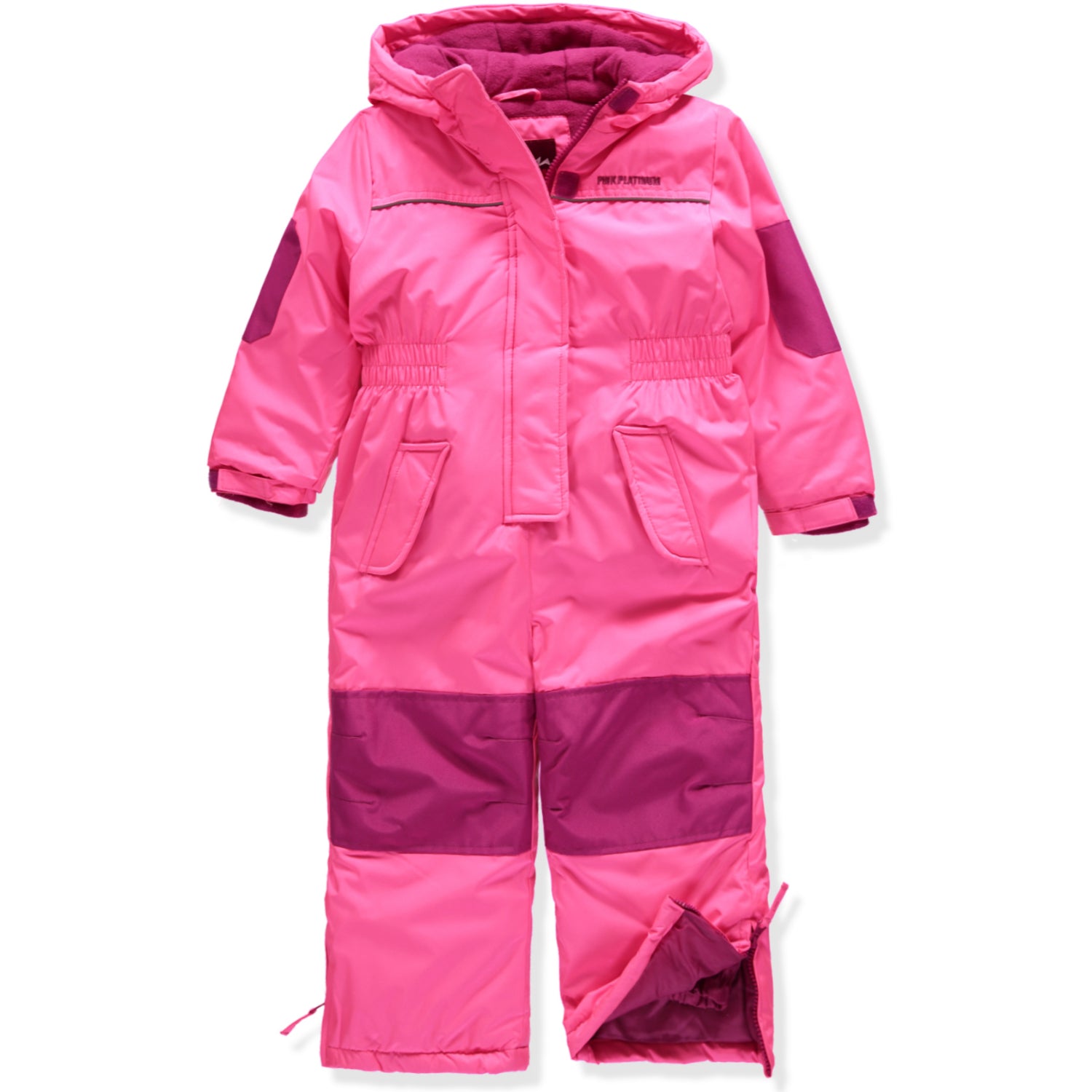 Pink Platinum Girls 4-6X Snowmobile Snowsuit