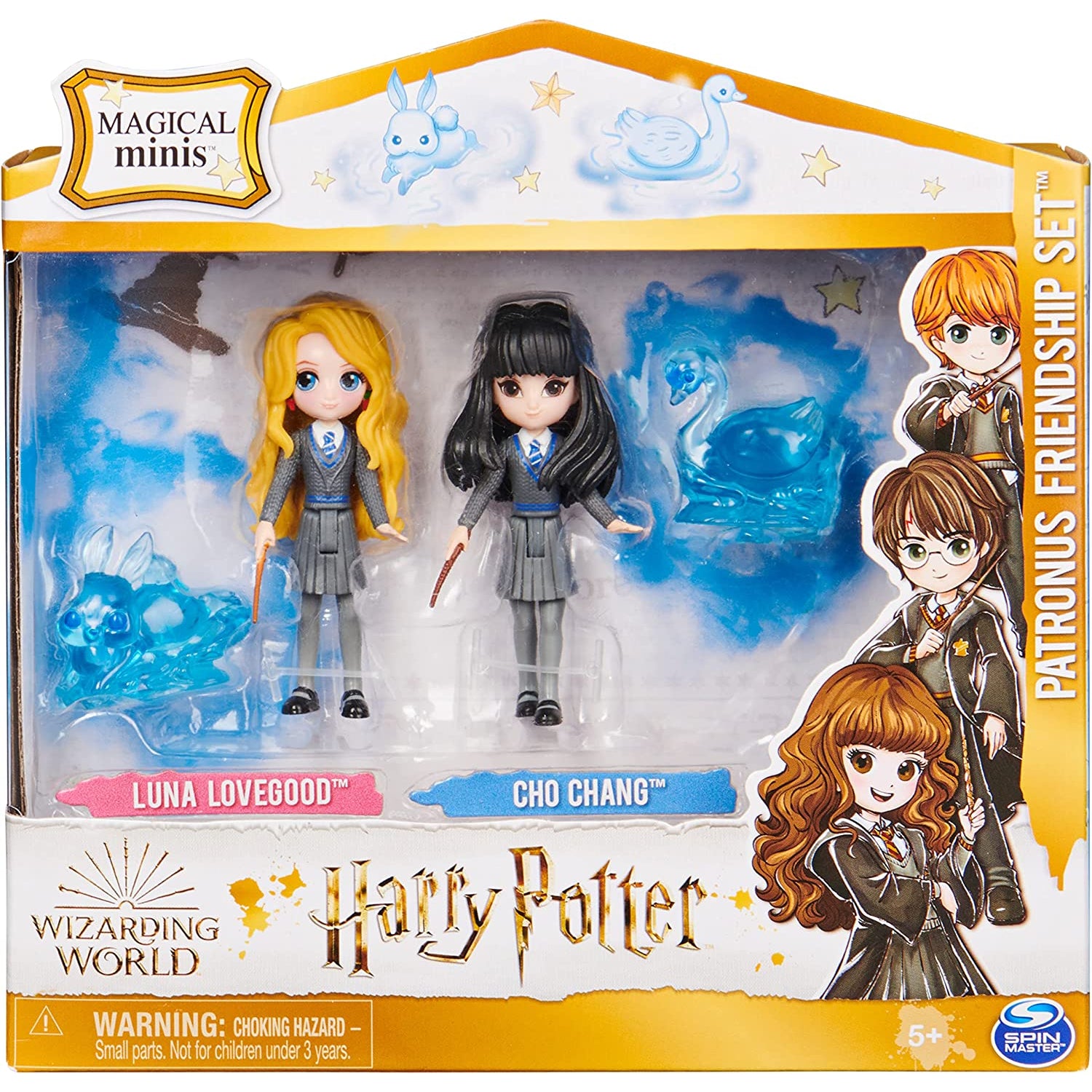 Spin Master Wizarding World, Magical Minis Harry Potter Friendship Set with Creature, Kids Toys for