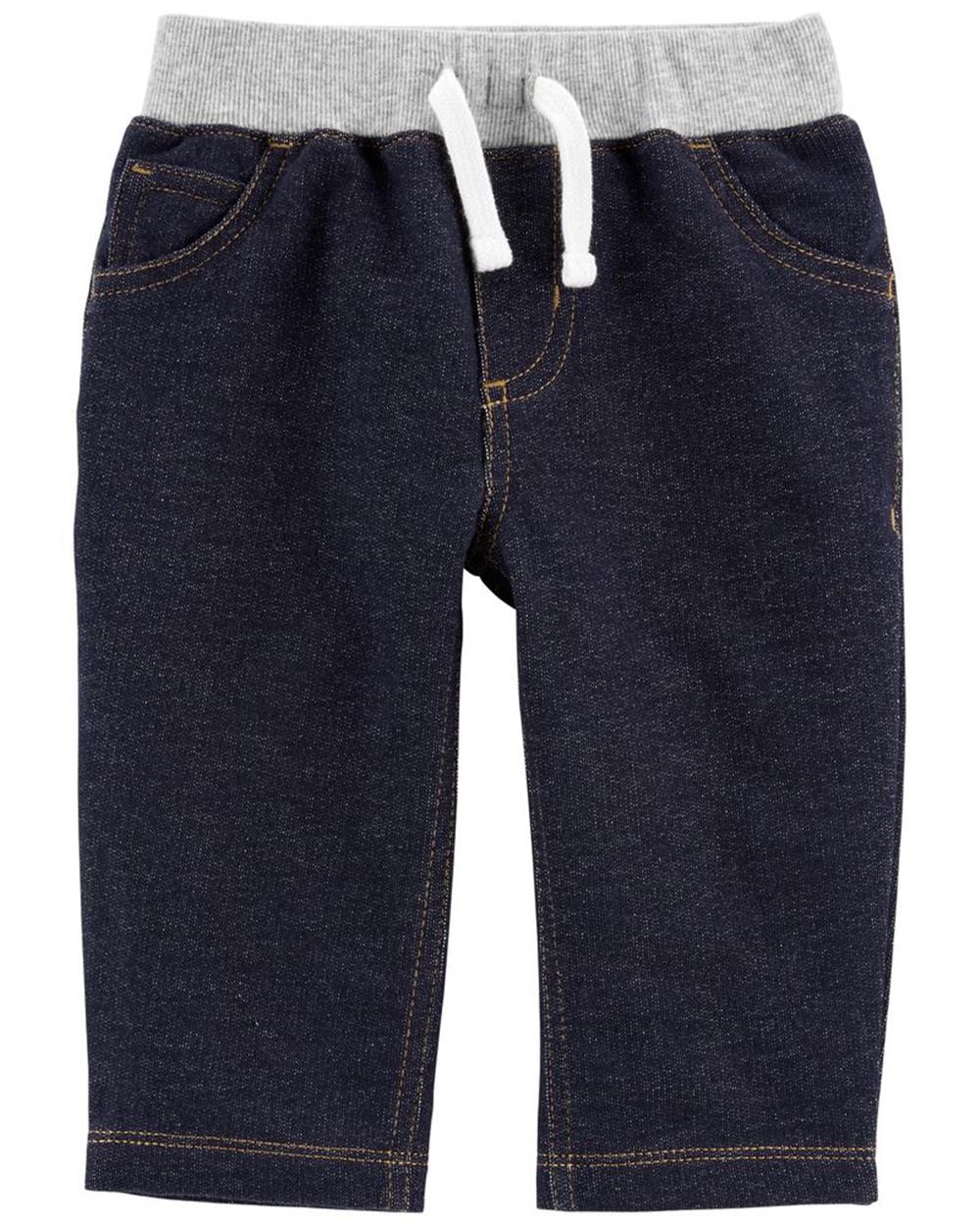 Carters Pull-On Knit Denim Pants