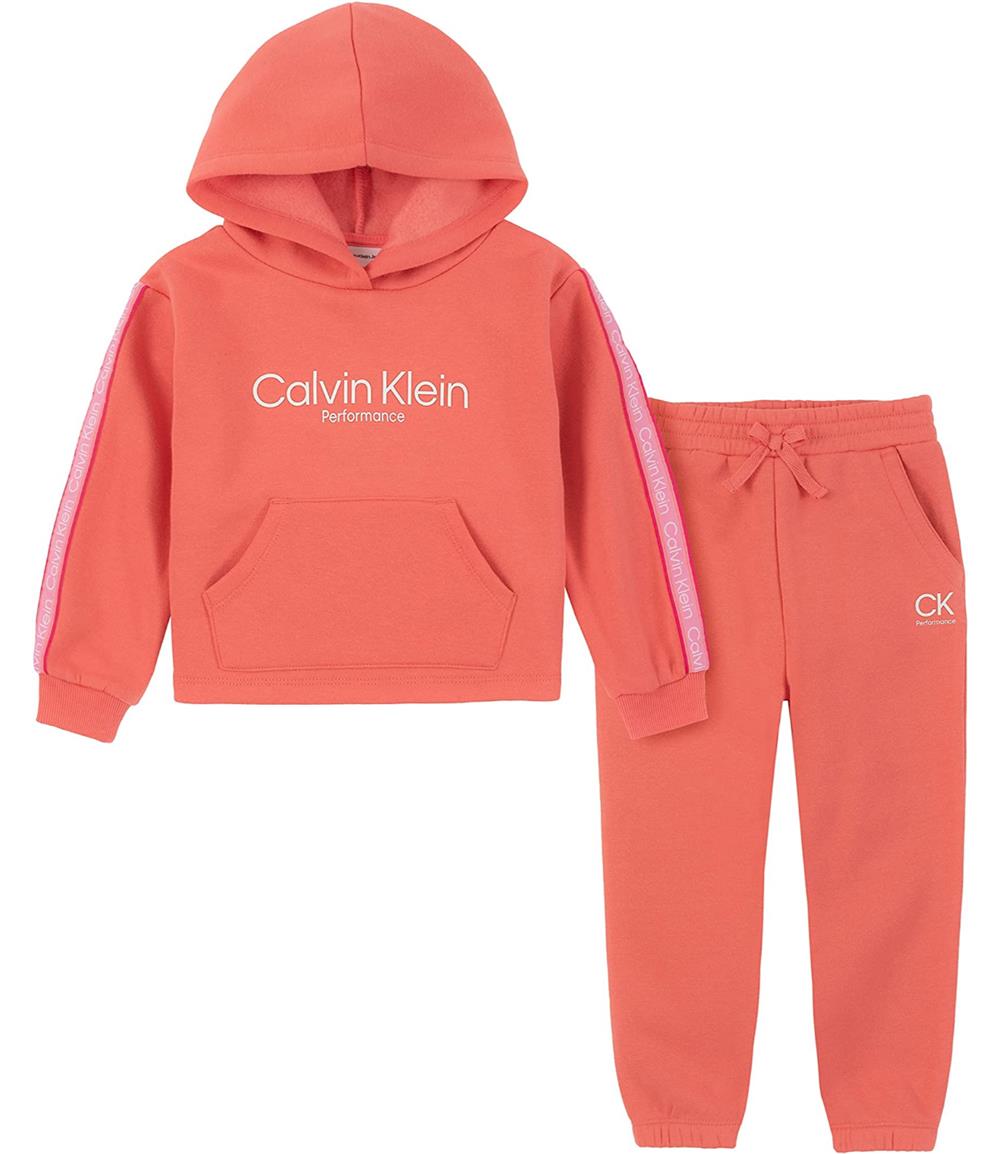 Calvin Klein Girls 4-6X Taping Jogger Set