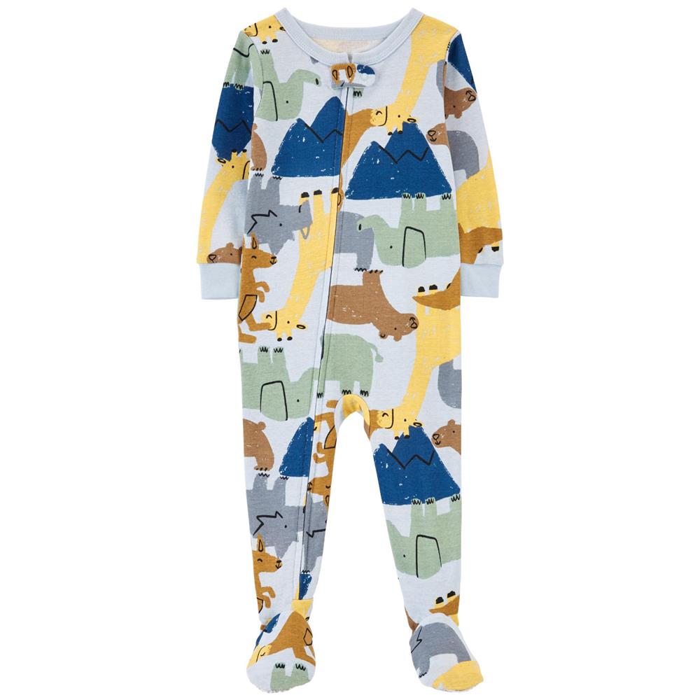 Carters Boys 2T-5T Animal 2-Way Zip Cotton Sleep & Play