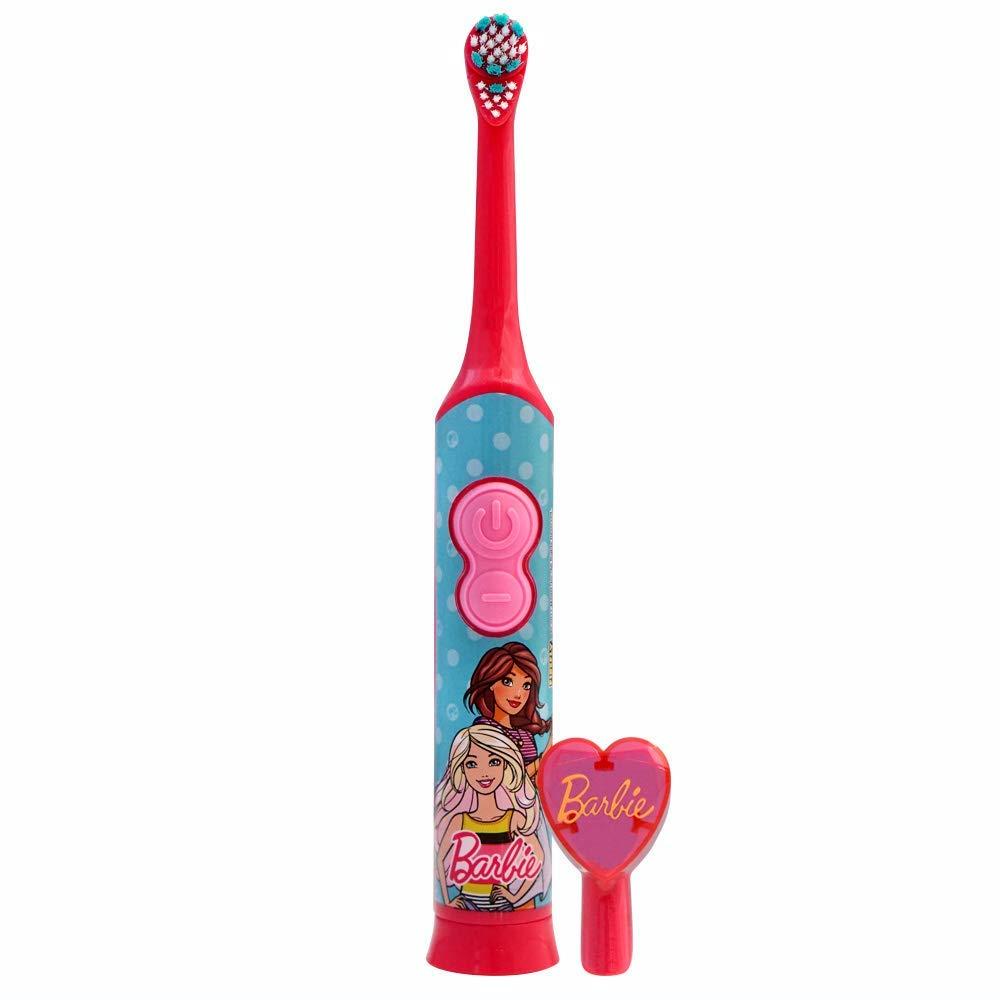 Barbie Battery Powered Toothbrush with Character Cap