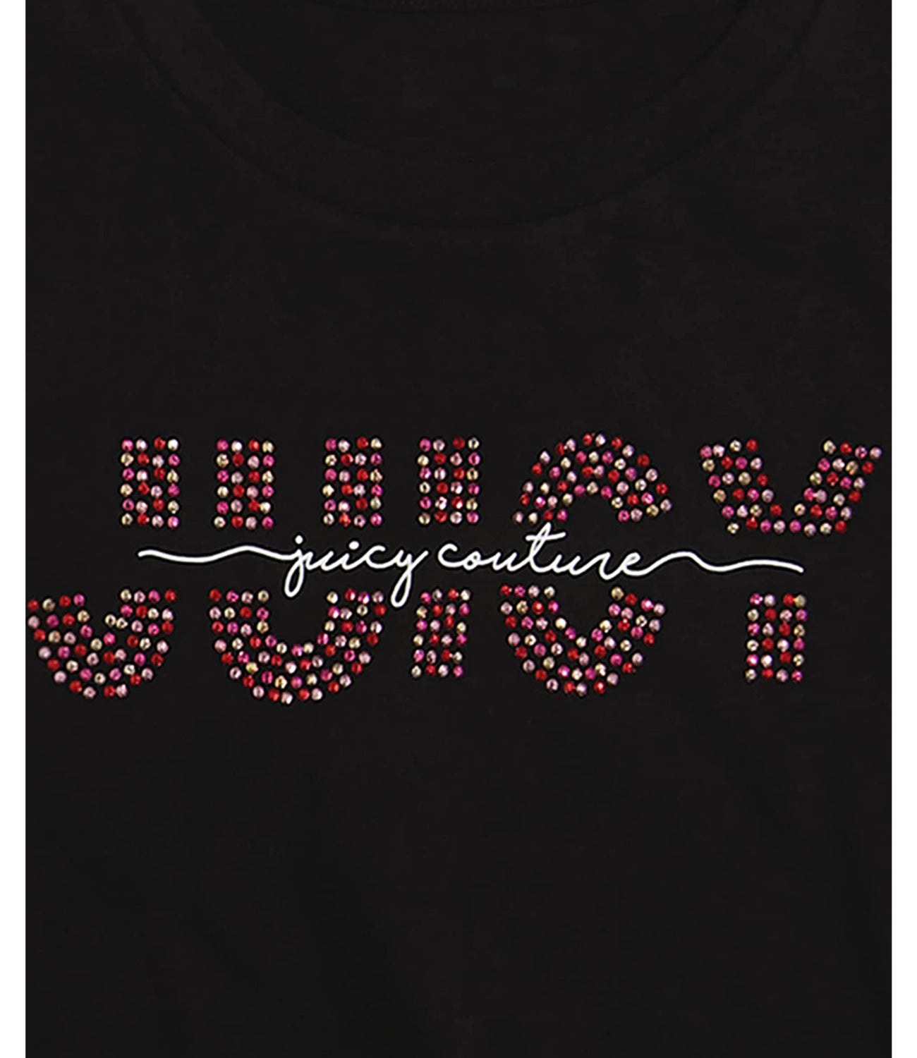 Juicy Couture Girls 7-16 Short Sleeve Logo T-Shirt