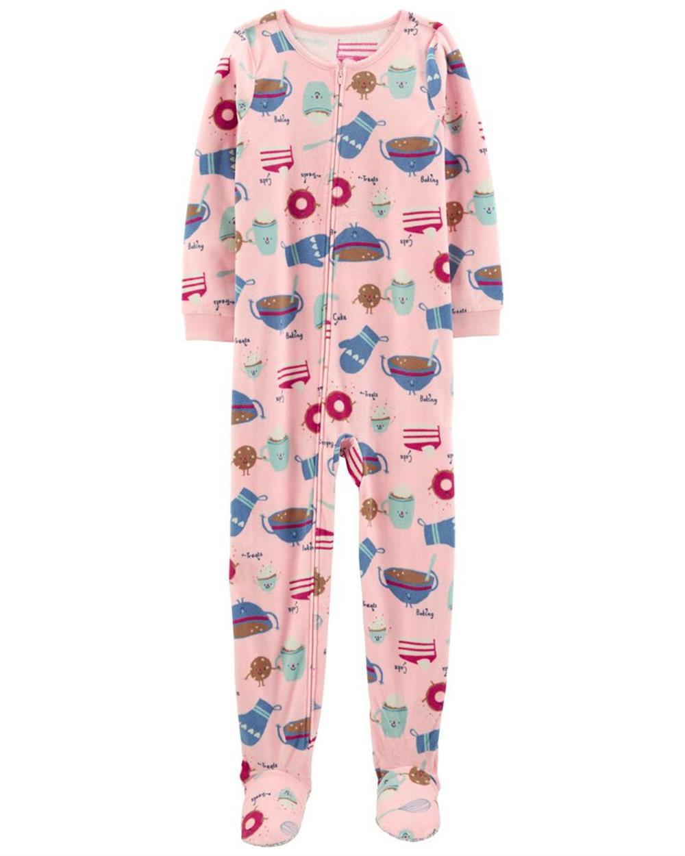 Carters Girls 4-7 Baking Microfleece Blanket Sleeper