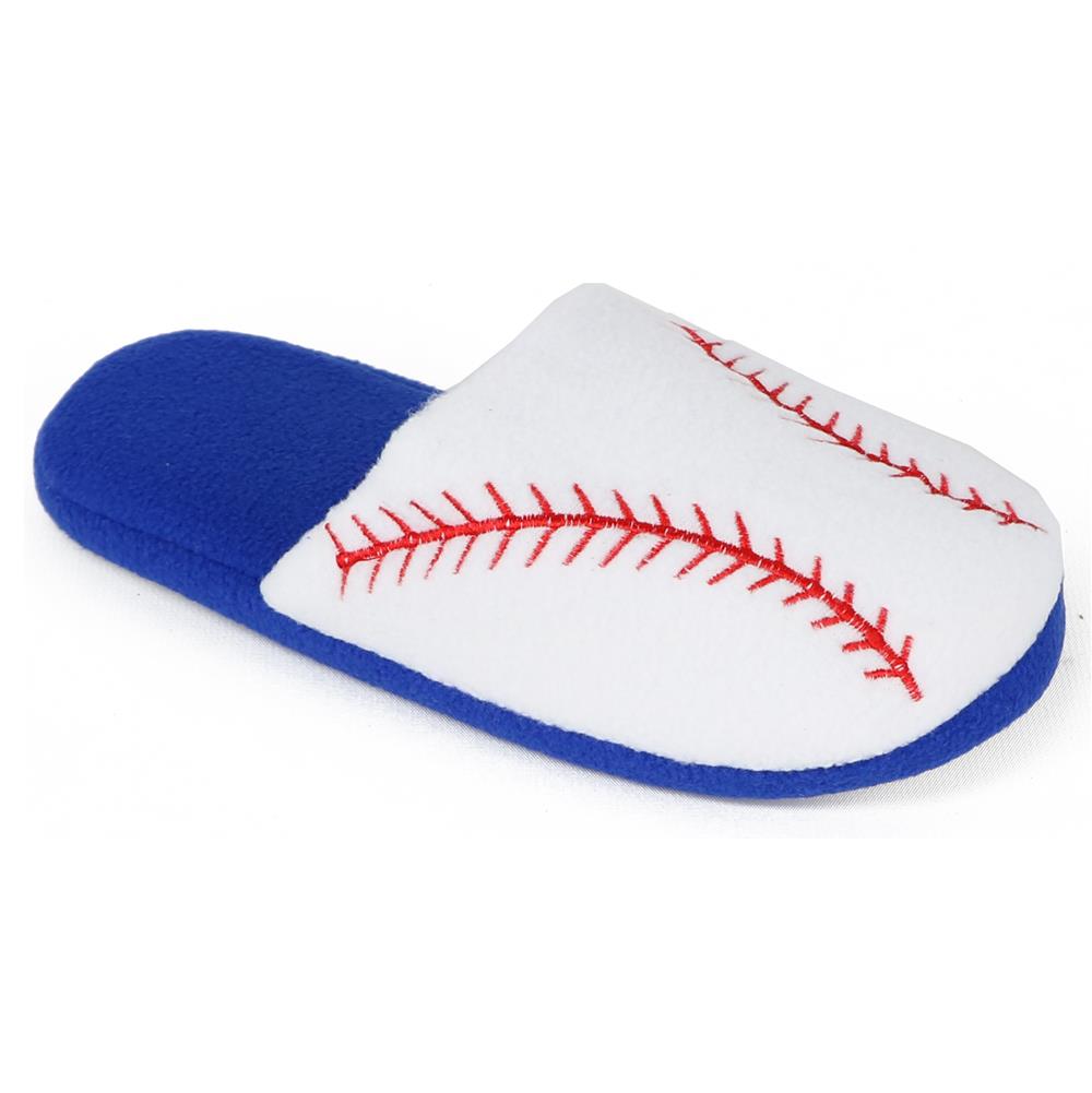 Zac & Evan Boys 11-5 Sports Fleece Slipper