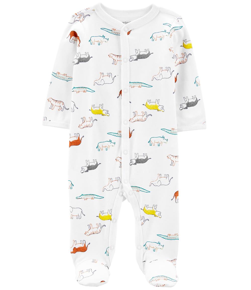 Carters Boys 0-9 Months Animal Snap-Up Cotton Sleep & Play