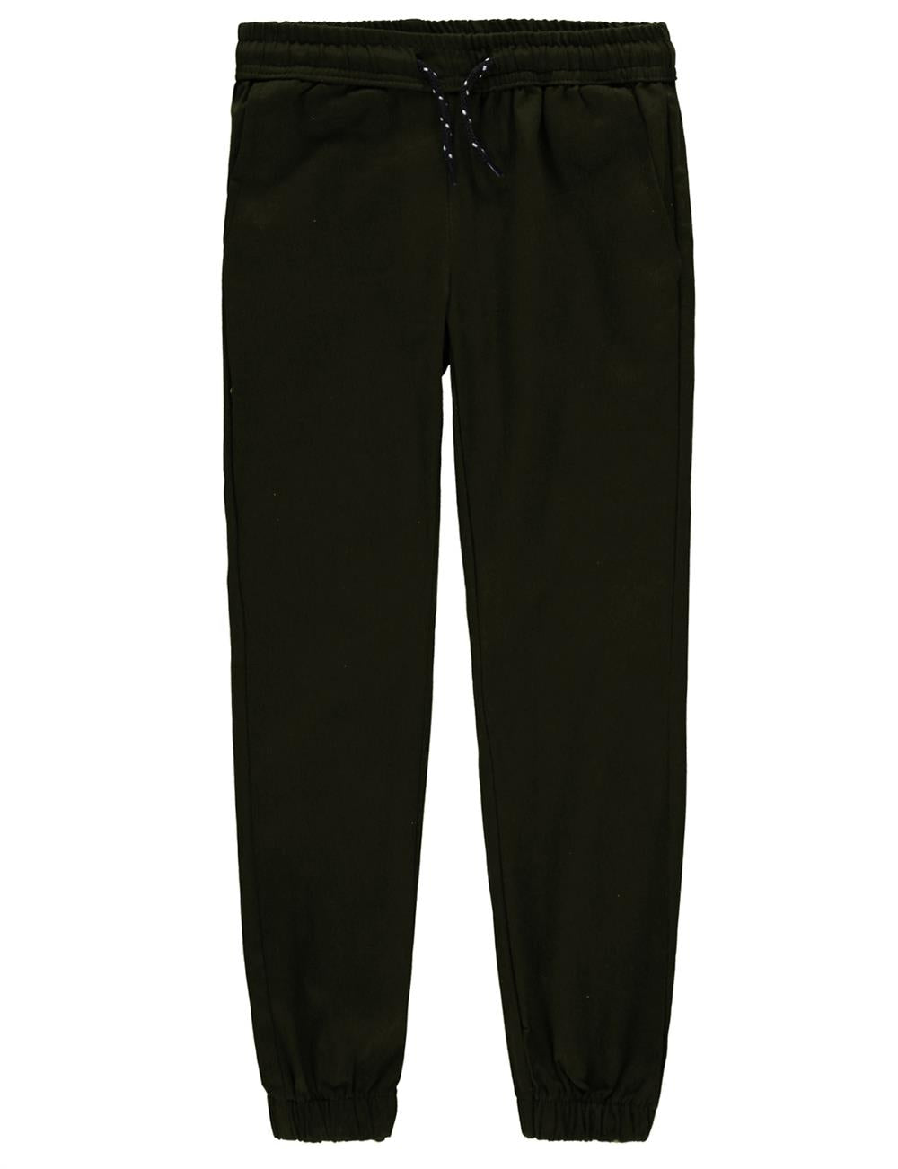 LR Scoop Mens Twill Jogger with Elastic-Waistband and Drawstring