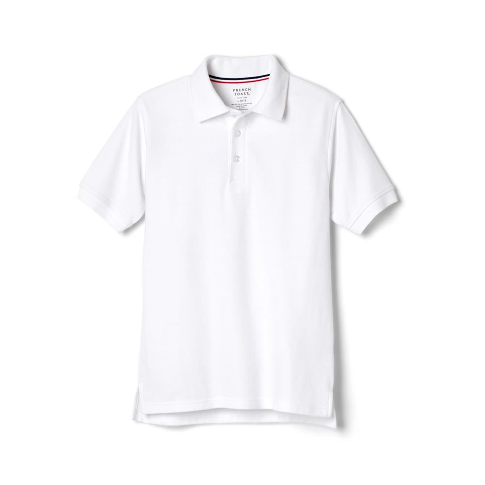 French Toast Boys Husky Short-Sleeve Pique Polo Shirt