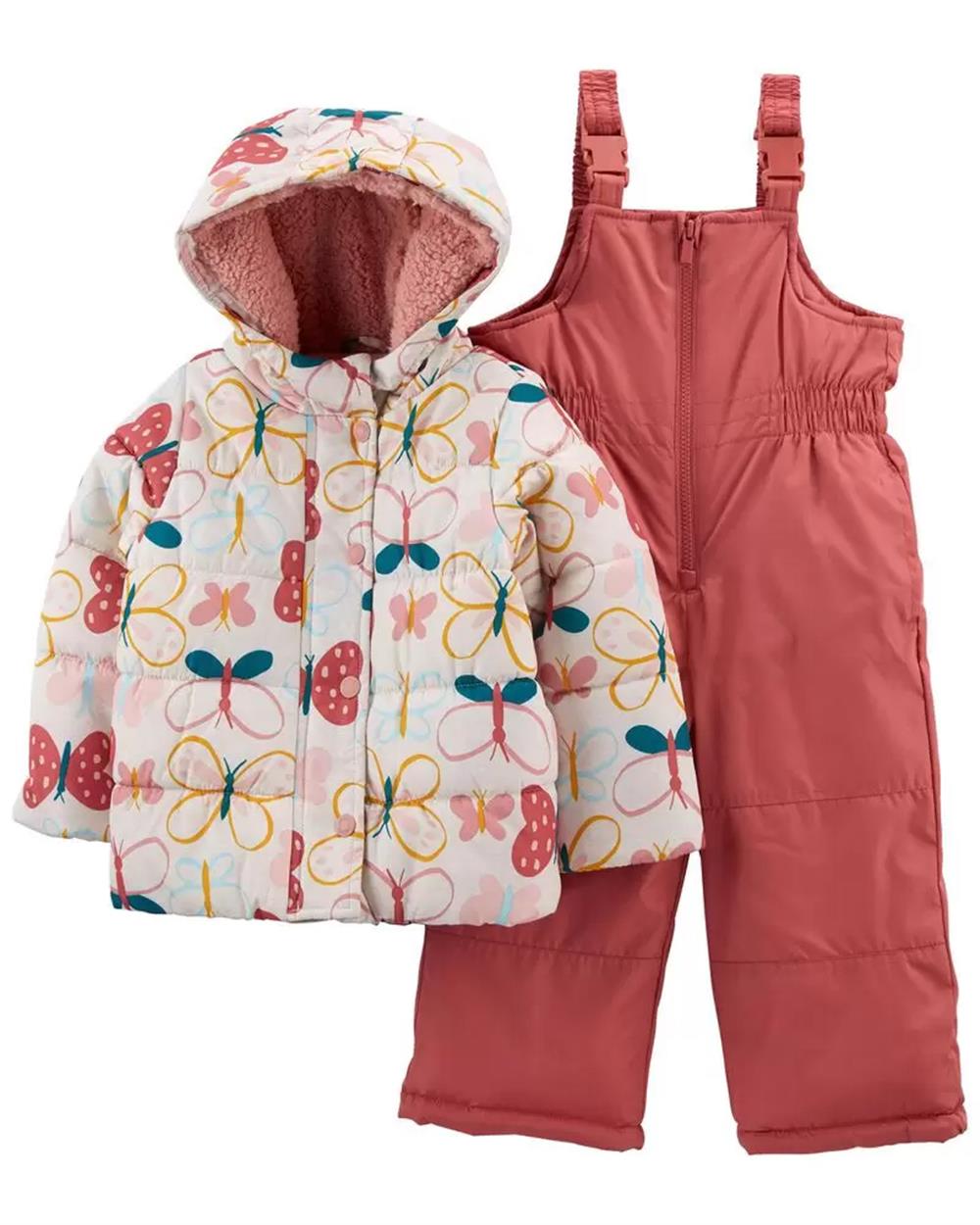 Carters Girls 4-6X 2-Piece Snowsuit