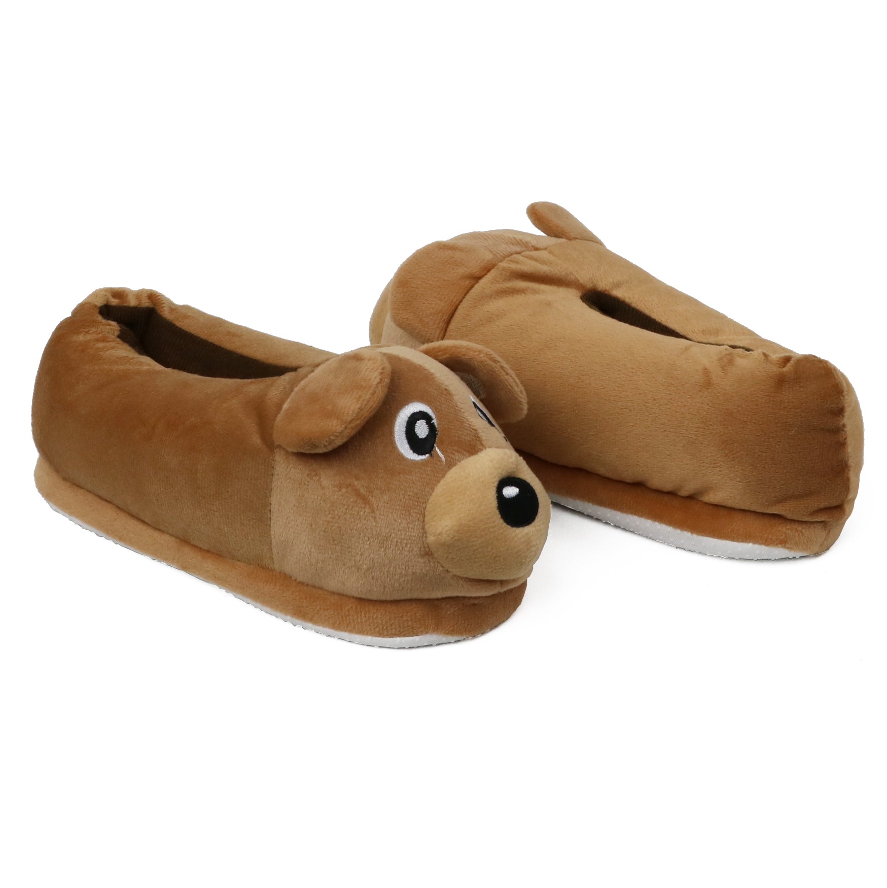 Zac & Evan Boys 4-7 Plush Animal Slipper