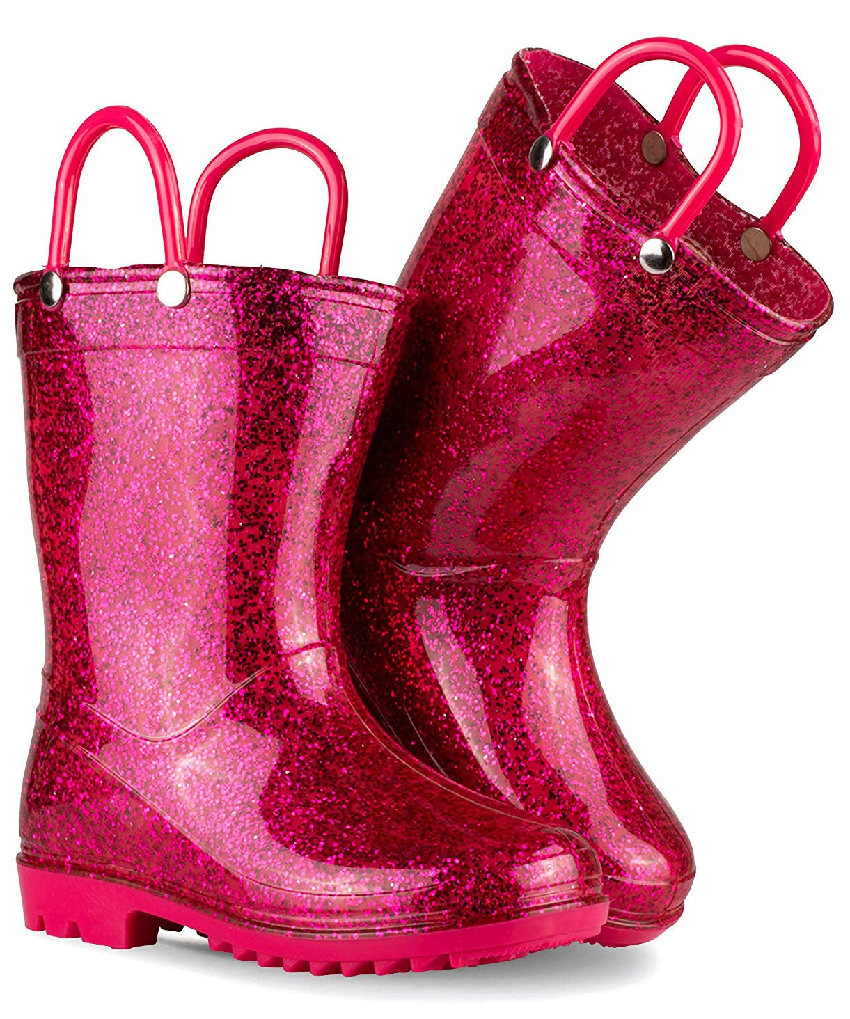 Lilly Of New York Girls 5-10 Toddler Glitter Rainboot