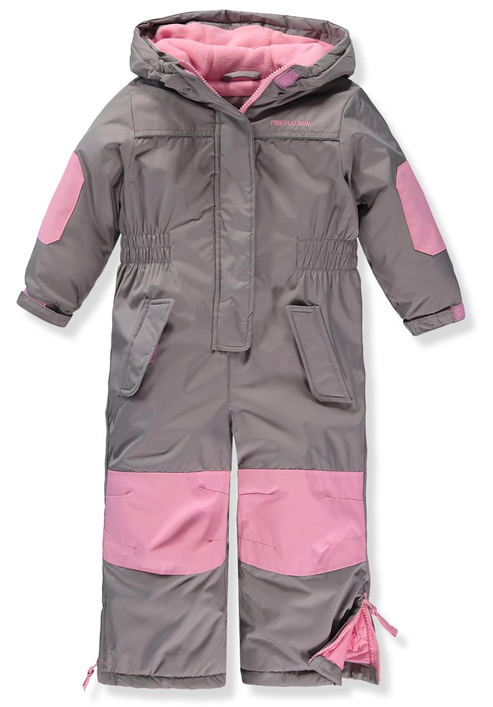 Pink Platinum Girls 4-6X Snowmobile Snowsuit