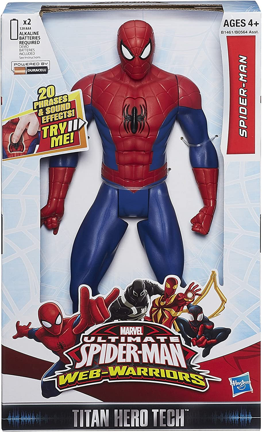 Marvel Ultimate Spider-Man Web Warriors Electronic Spider-Man 12-Inch Figure