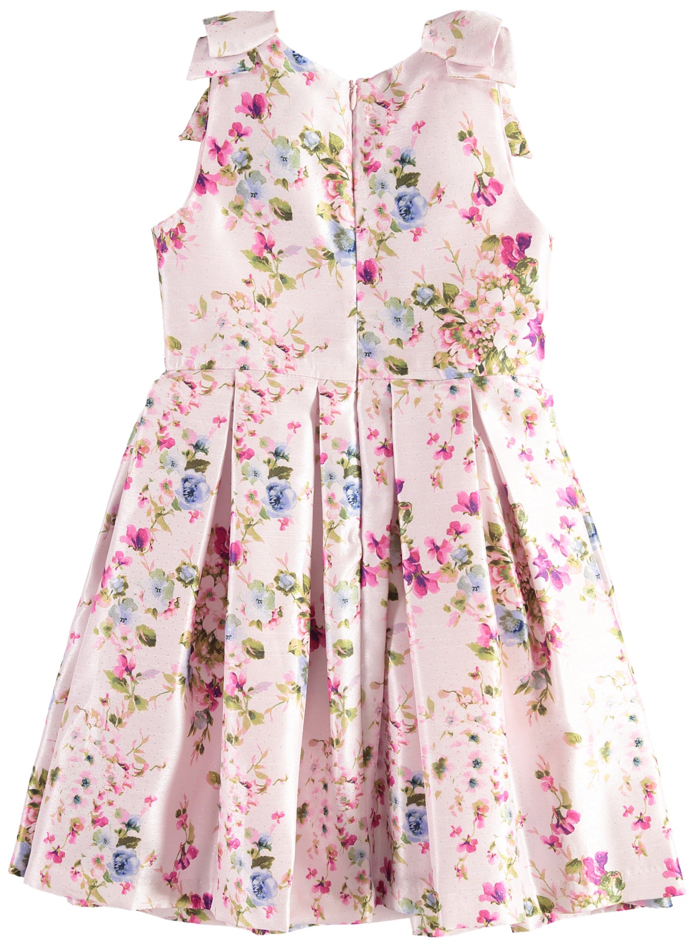 Bonnie Jean Girls 2T-4T Pleated Floral Dress