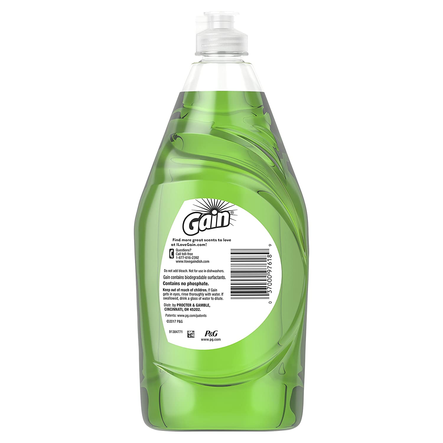 Gain Ultra Dishwashing Liquid Dish Soap, Original Scent - 21.6 Fluid Ounce