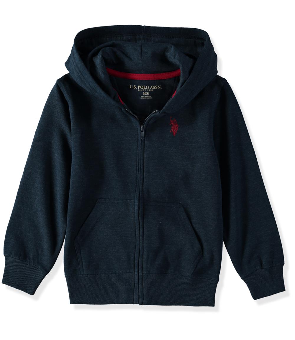 U.S. Polo Assn. Boys 4-20 Classic Fleece Zip Hoodie