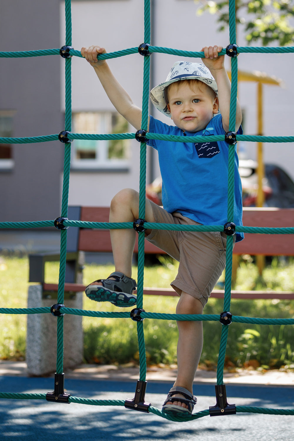 Canyon Club Boys 2T-4T Twill Jogger Shorts