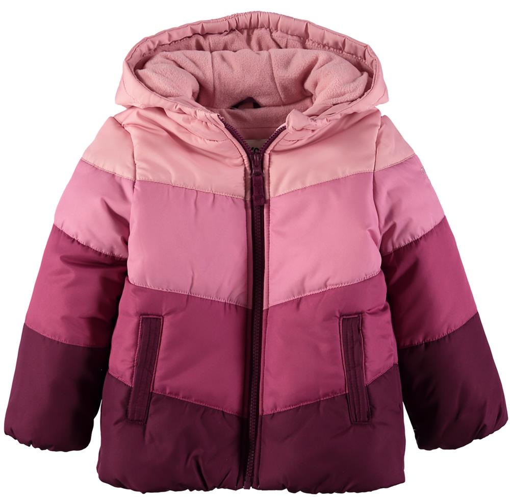 Osh Kosh Girls 2T-4T Colorblocked Chevron Puffer Jacket