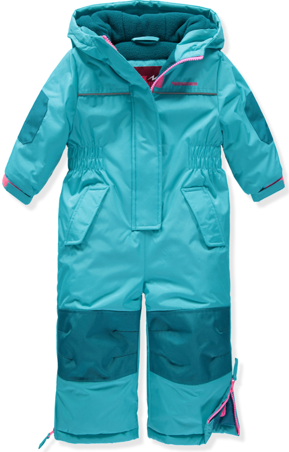 Pink Platinum Girls 4-6X Snowmobile Snowsuit