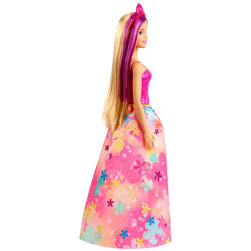 Mattel Barbie Dreamtopia Princess Doll, 12-inch, Blonde with Purple Hairstreak