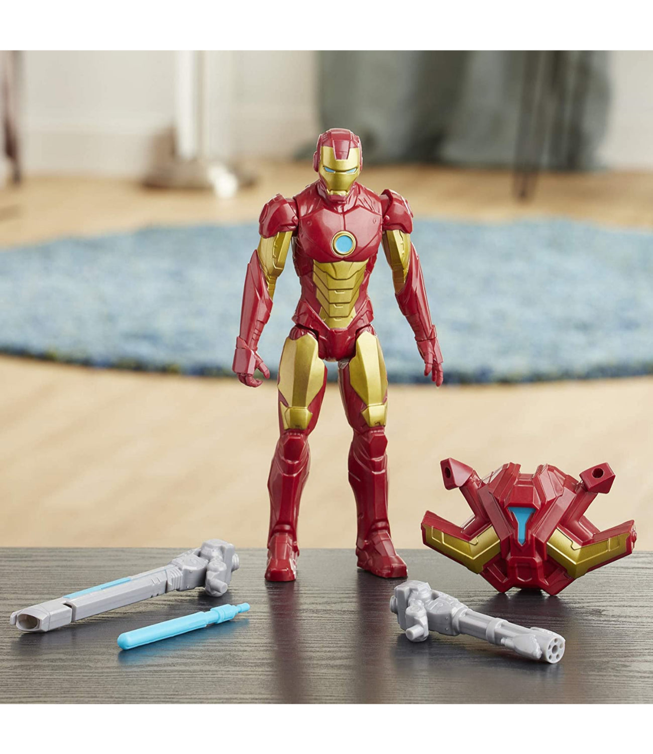 Hasbro Avengers Marvel Titan Hero Series Blast Gear Iron Man Action Figure, 12-Inch Toy