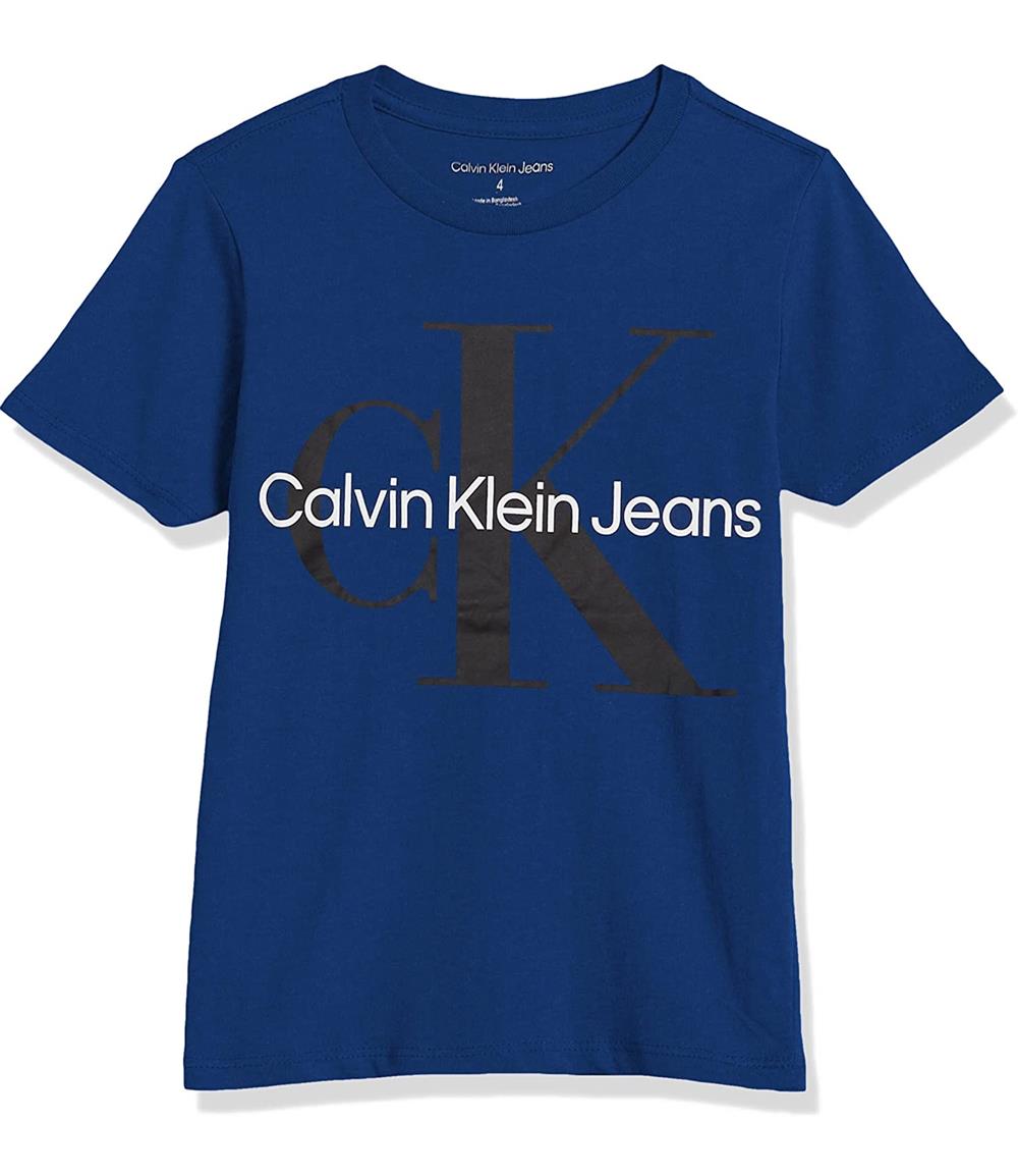 Calvin Klein Boys 4-7 Pullover Hooded Sweatshirt