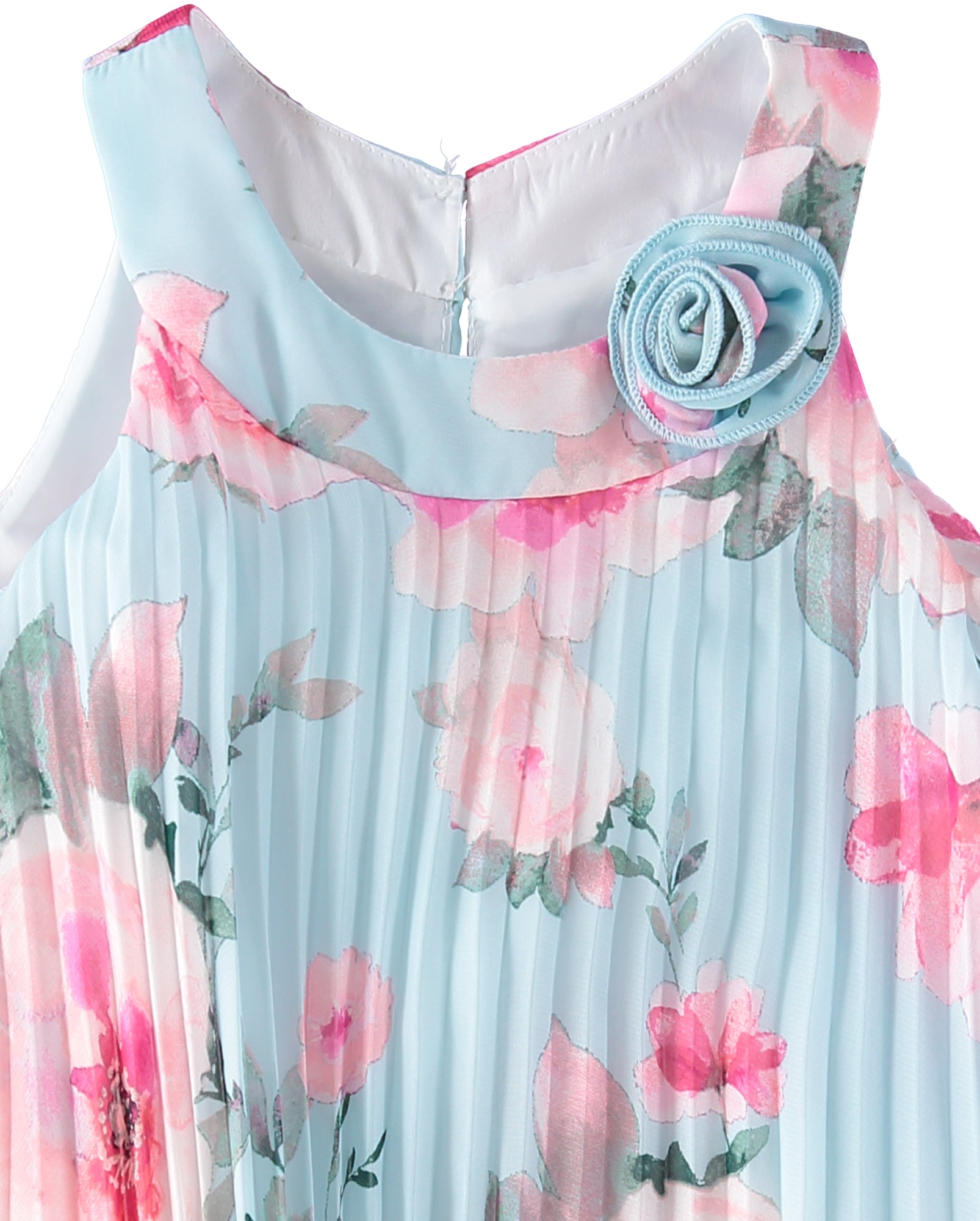 Bonnie Jean Girls 2T-4T Floral Pleated Dress