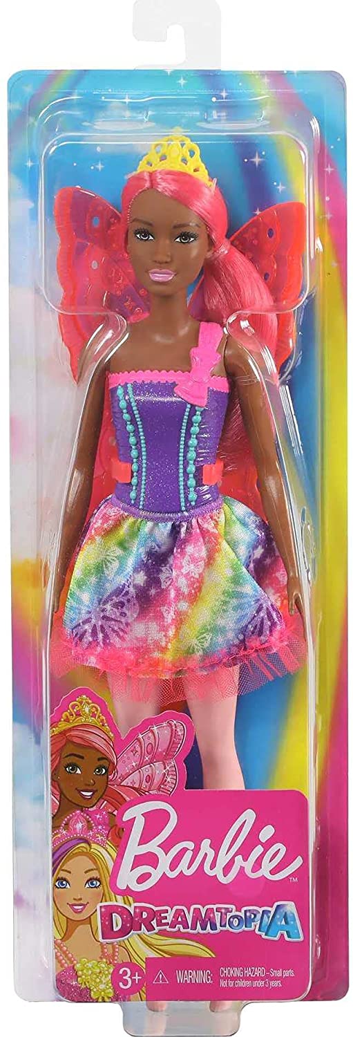 Mattel Dreamtopia Fairy Doll, 12-inch, with Pink Hair