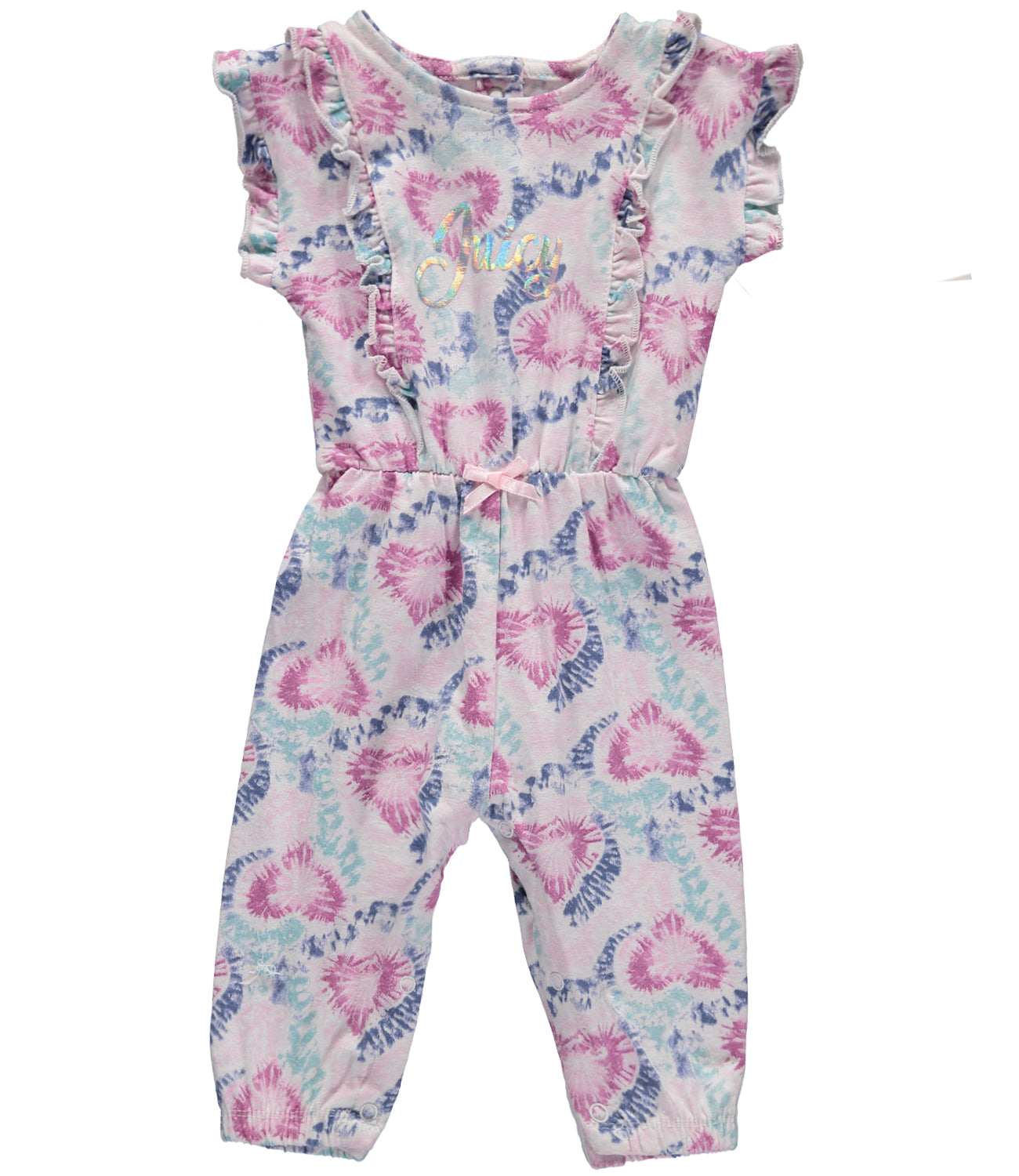 Juicy Couture Girls 0-9 Months Heart Ruffle Coverall