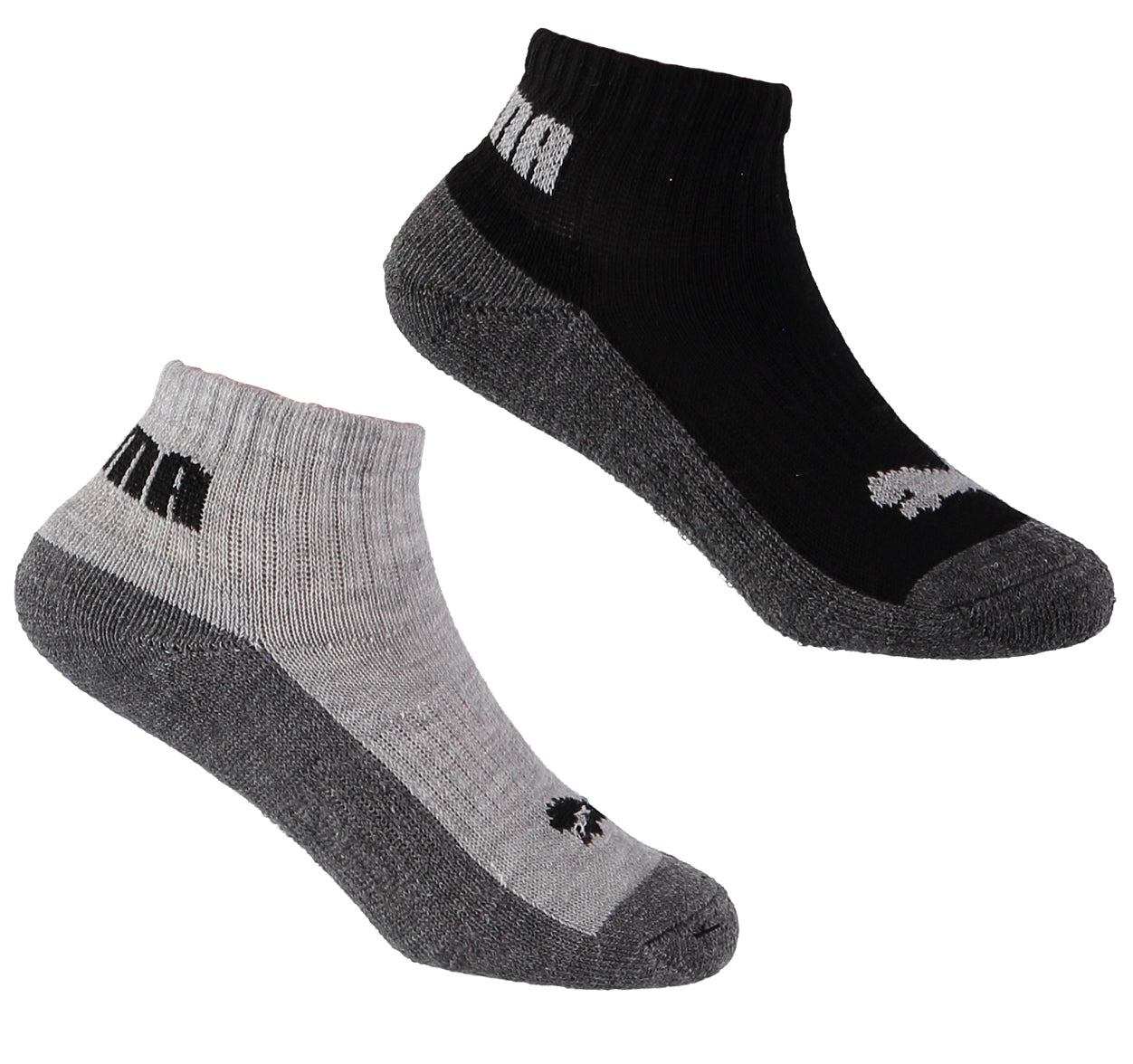 PUMA Boys 4-20 6-Pack Quarter Crew Sock