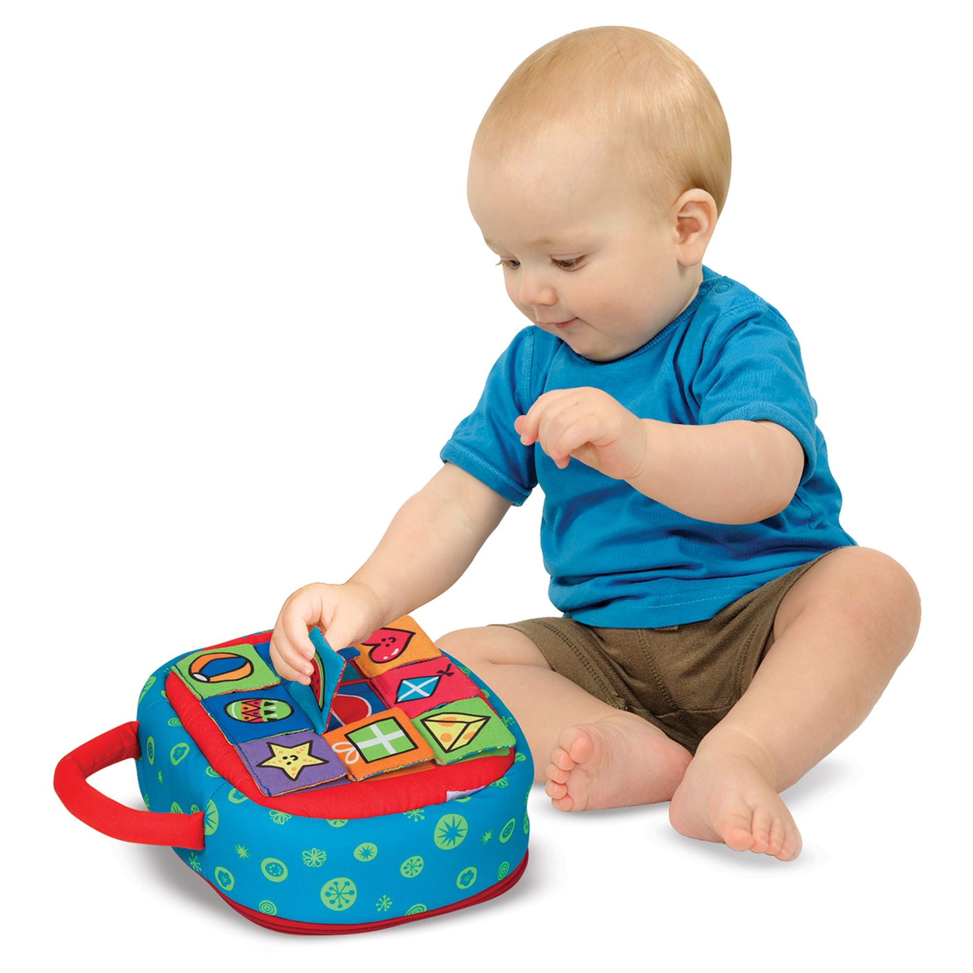 Melissa and Doug Take-Along Shape Sorter Baby and Toddler Toy