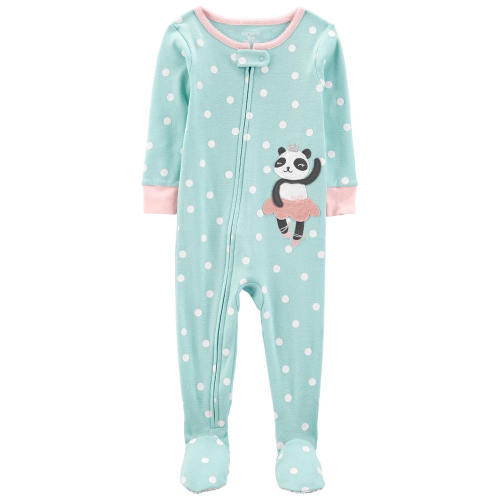 Carters 1-Piece 100% Snug Fit Cotton Footie PJs