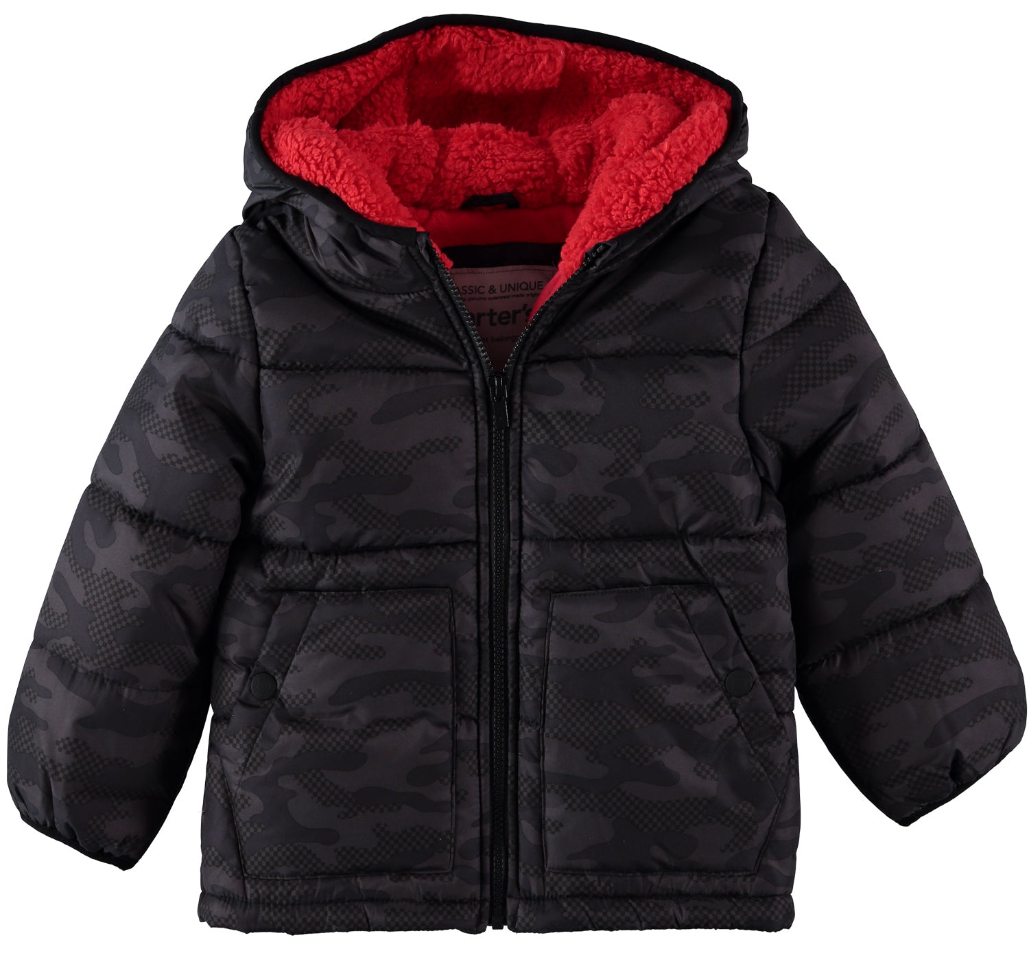 Carter's Boys 4-7 Zip Front Puffer Jacket