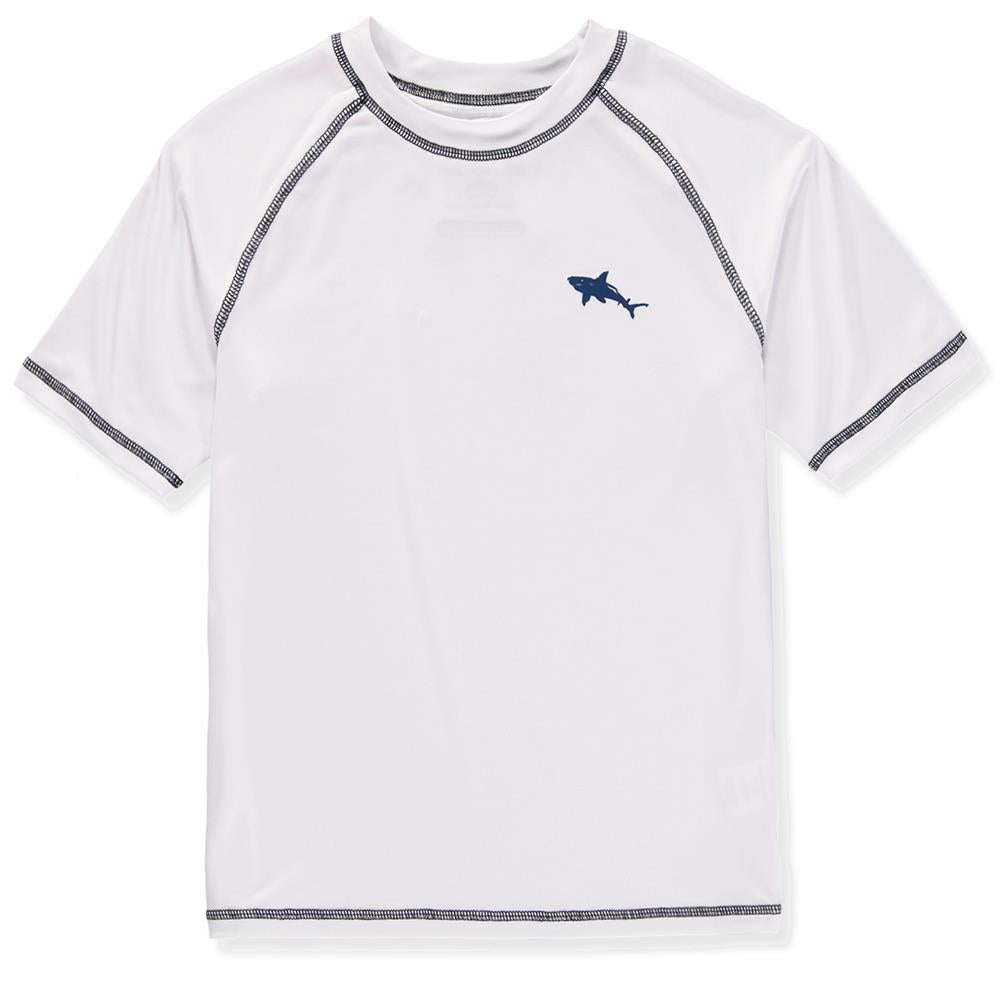 Big Chill Boys 2T-4T Shark Rash Guard Short Sleeve