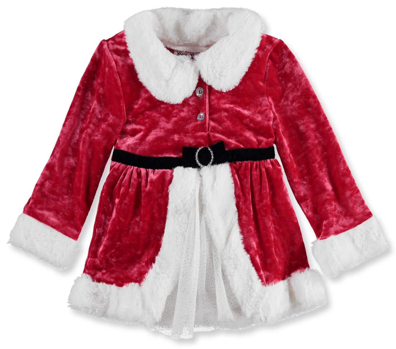 Little Lass Girls 2T-4T Santa Legging Set