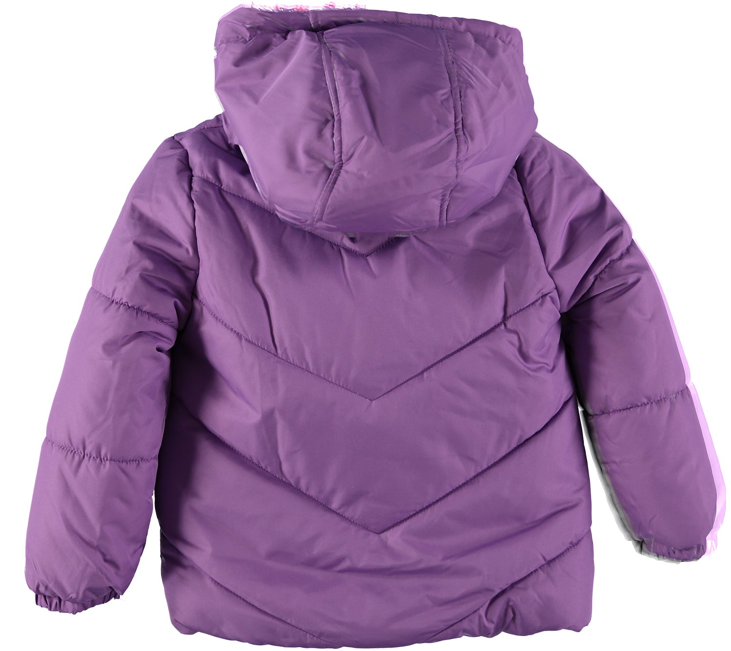 London Fog Girls 4-6X Rainbow Heart Puffer Jacket