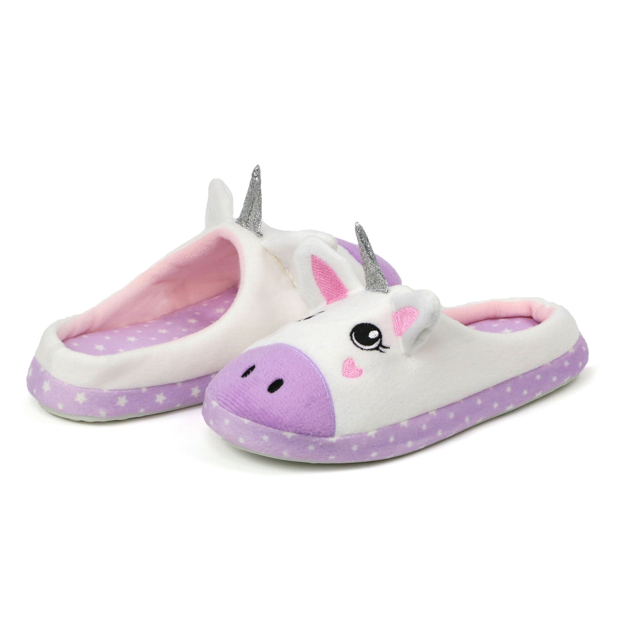 Delias Girl Plush Slip On Animal Slippers