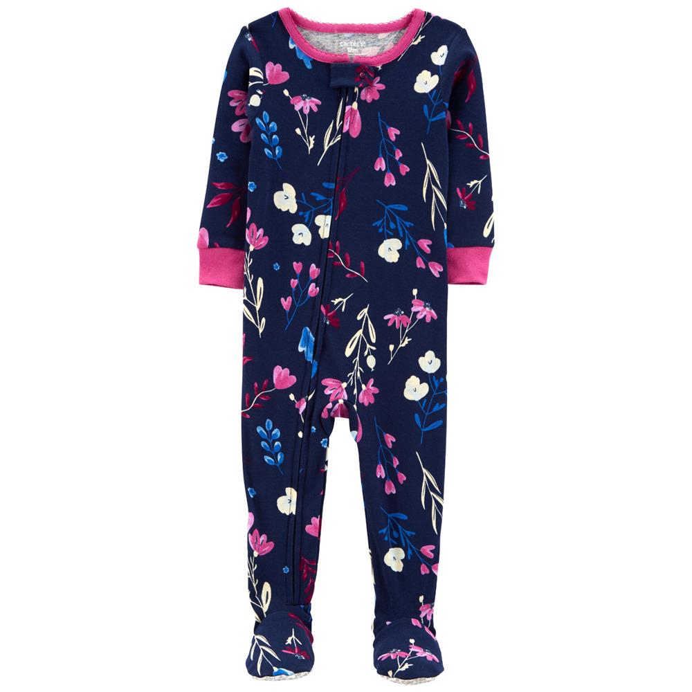 Carters 1-Piece 100% Snug Fit Cotton Footie PJs