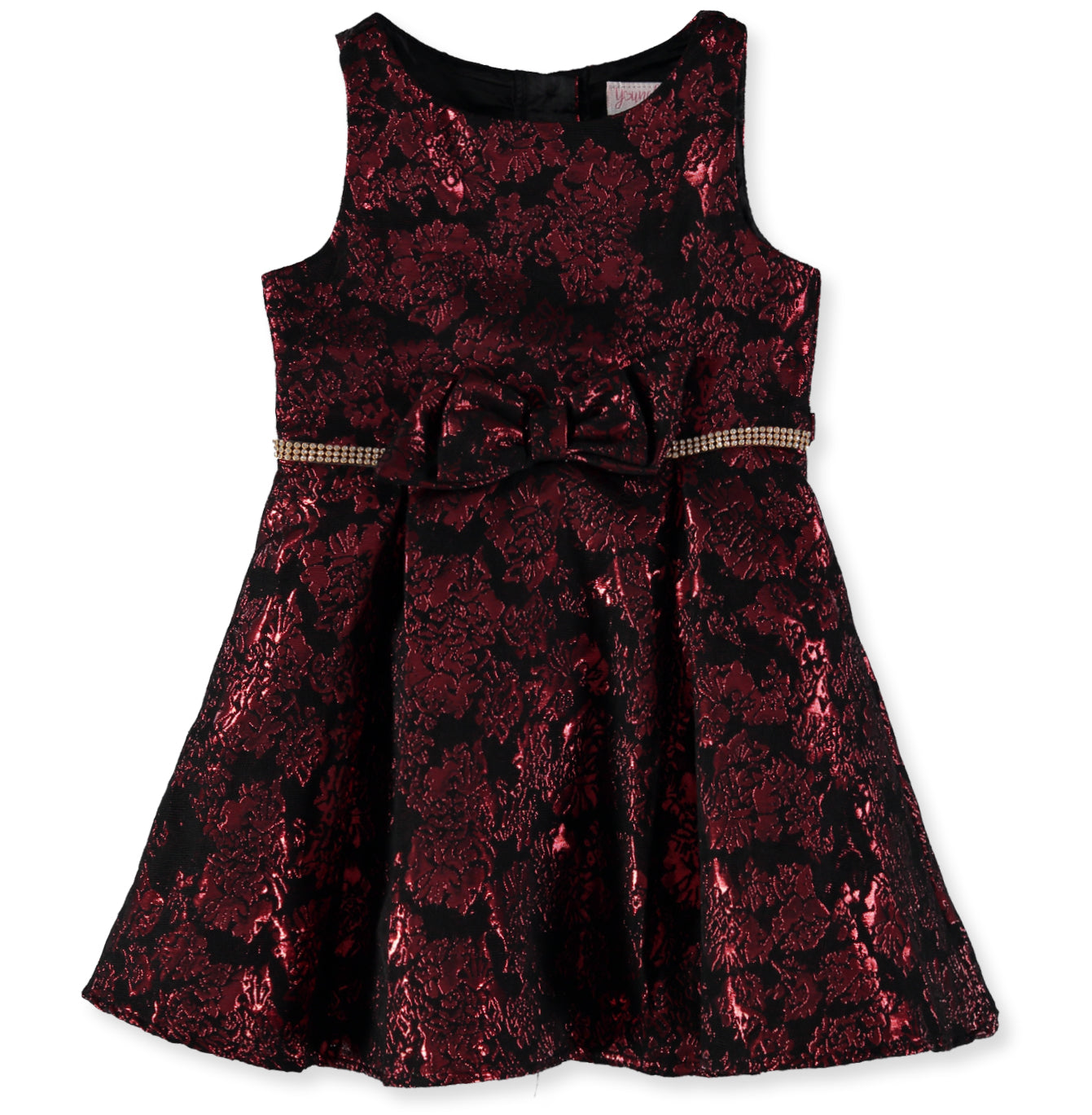 Emily West Girls 7-16 Shrug Jacquard Dress