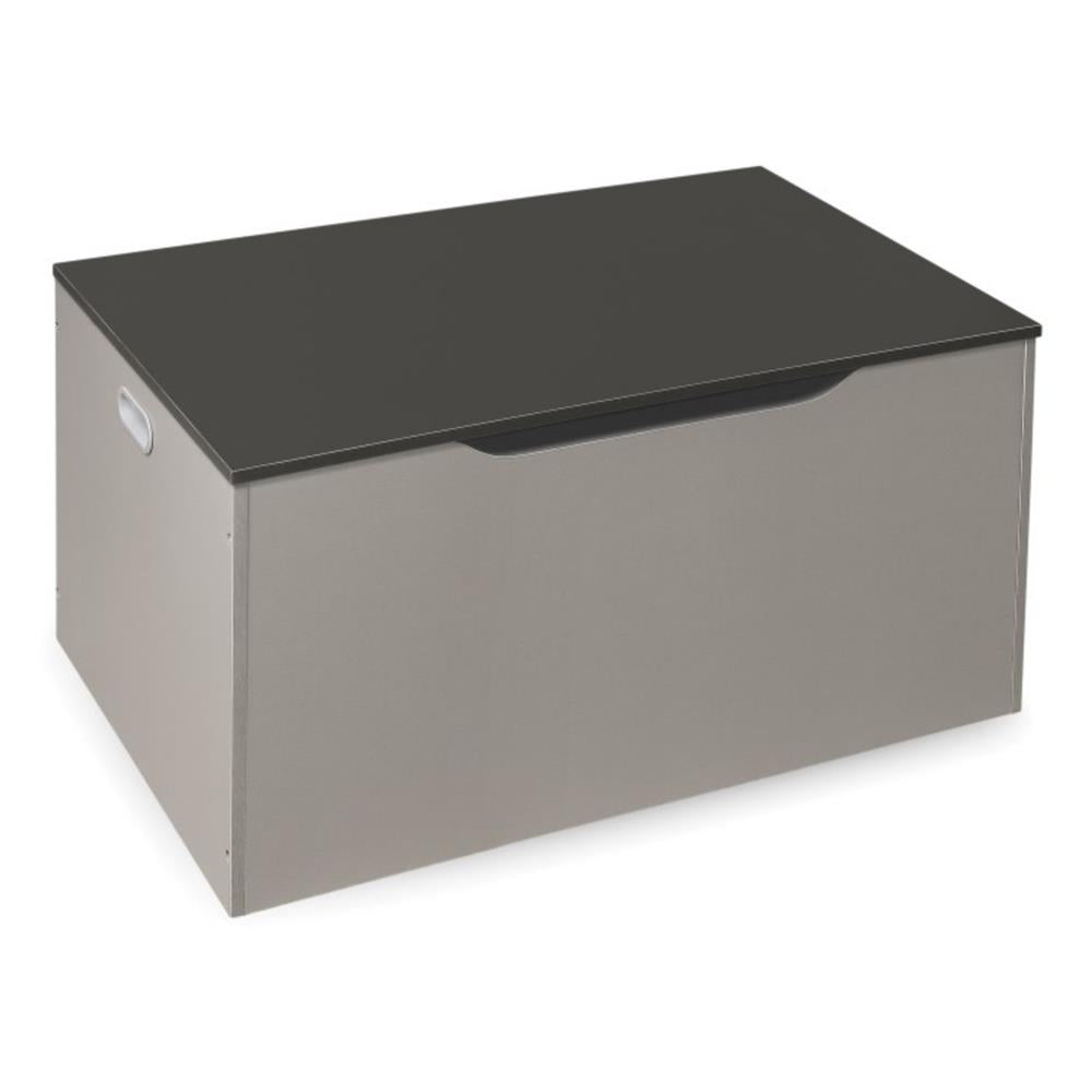 Badger Basket Flat Bench Top Toy and Storage Box – Woodgrain/Gray