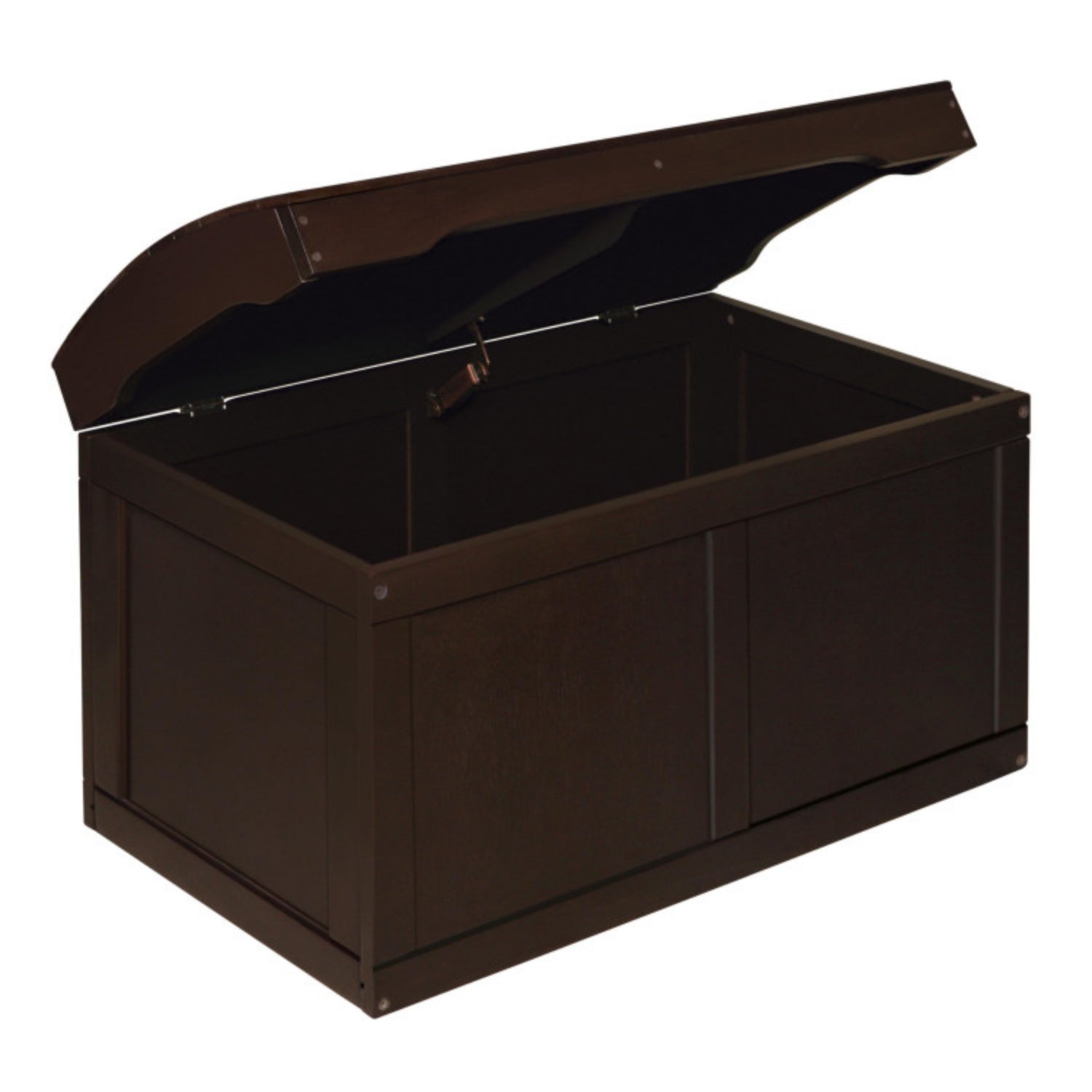 Badger Basket Hardwood Barrel Top Toy Chest – Espresso