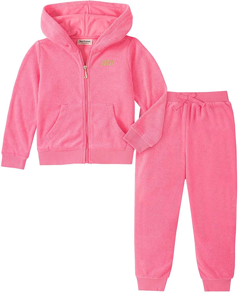 Juicy Couture Girls 4-6X 2 Piece Jog Set