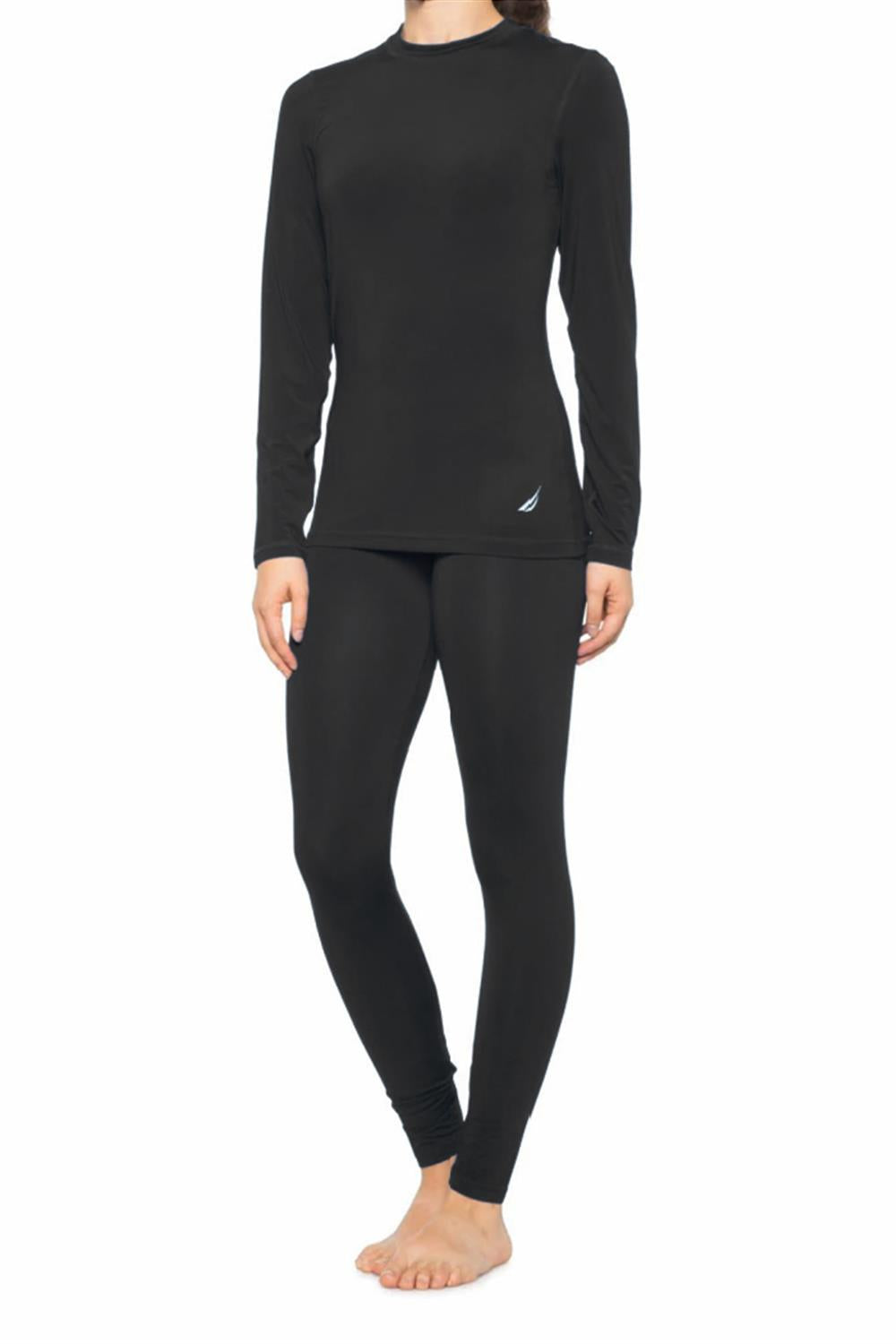 Nautica Womens Long Sleeve Thermal Base Layer Set