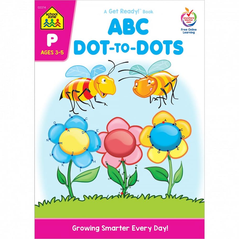 School Zone ABC Dot-to-Dots Preschool Workbook