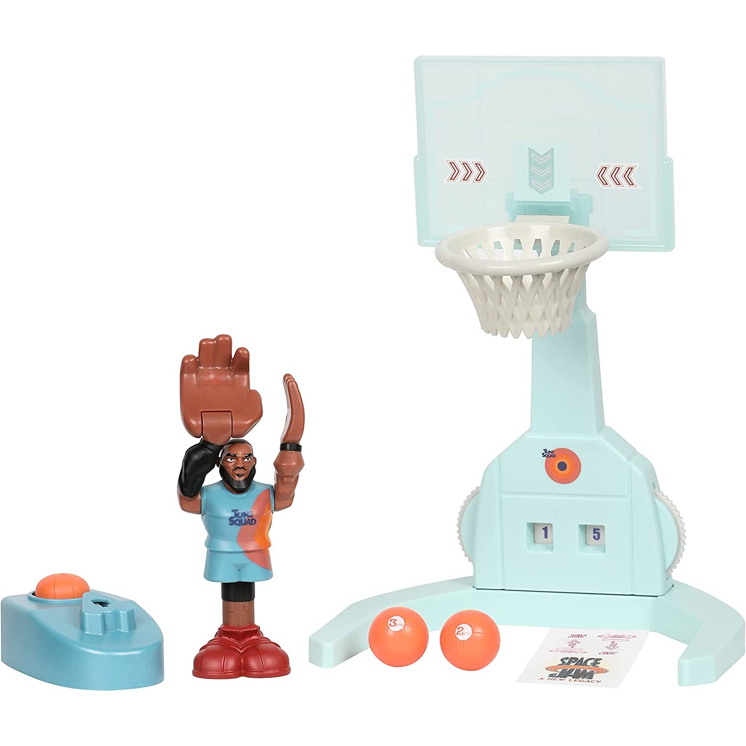 Moose Toys Space Jam: A New Legacy - Super Shoot & Dunk Playset with Lebron Figure