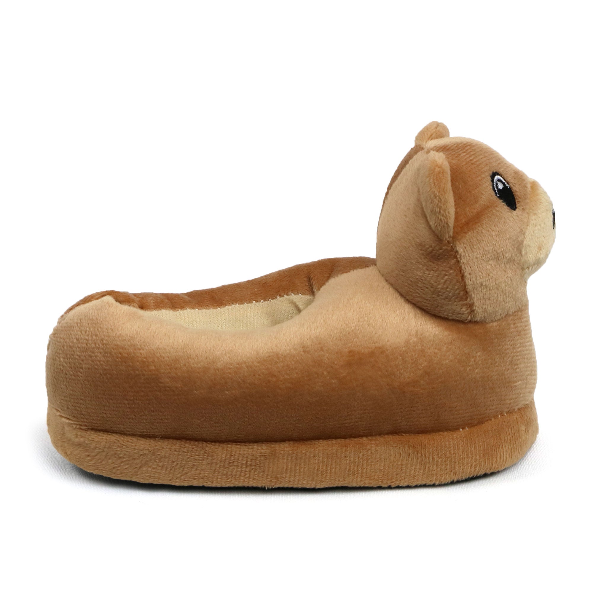 Zac & Evan Boys 2T-4T Animal Plush Slipper